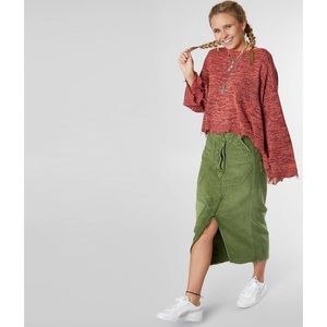 Free People Boho Prism Pullover Sweater Large
